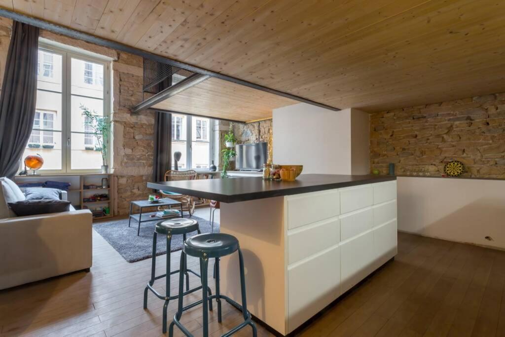 Duplex Le Vorace Apartamento Lyon Exterior foto